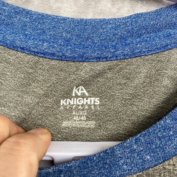 Duke University Blue Devils T-Shirt Mens XL Gray Blue Knights Apparel College - Picture 5 of 8